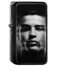 Cristiano Ronaldo Amazing Face Rocks Soccer - Oil Windproof Black Lighters Briquet Encendedor