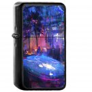 Cybseq Street Wadim Kashin Paint Illustration Art - Oil Windproof Black Lighters Briquet Encendedor