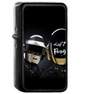 Daft Punk Cute Music Face - Oil Windproof Black Lighters Briquet Encendedor