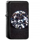 Daimond Dark Propose Illustration Art - Oil Windproof Black Lighters Briquet Encendedor