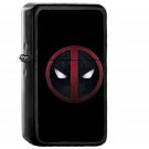 Deadpool Art Logo Hero - Oil Windproof Black Lighters Briquet Encendedor