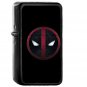 Deadpool Art Logo Hero - Oil Windproof Black Lighters Briquet Encendedor