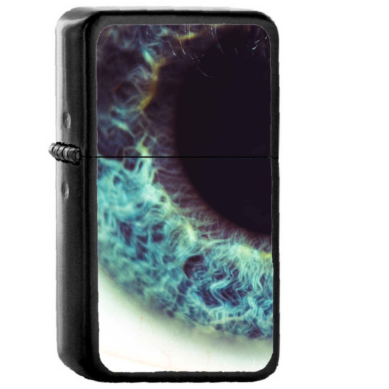 Deep Eye Ocean - Oil Windproof Black Lighters Briquet Encendedor