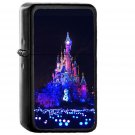 Disney Art Let It Go Snow Illust - Oil Windproof Black Lighters Briquet Encendedor