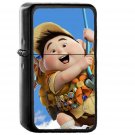 Disney Up Kid Illust Art - Oil Windproof Black Lighters Briquet Encendedor