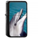 Dolphin Sea Animal Cute - Oil Windproof Black Lighters Briquet Encendedor