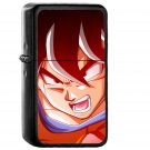 Dragon ball Red Cartoon Illustration Art - Oil Windproof Black Lighters Briquet Encendedor