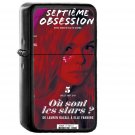 Elle Fanning 2016 Face Red Cover - Oil Windproof Black Lighters Briquet Encendedor