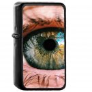 Eye Face Human Nature - Oil Windproof Black Lighters Briquet Encendedor