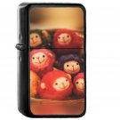 Fantaroll Cute Doll Art - Oil Windproof Black Lighters Briquet Encendedor