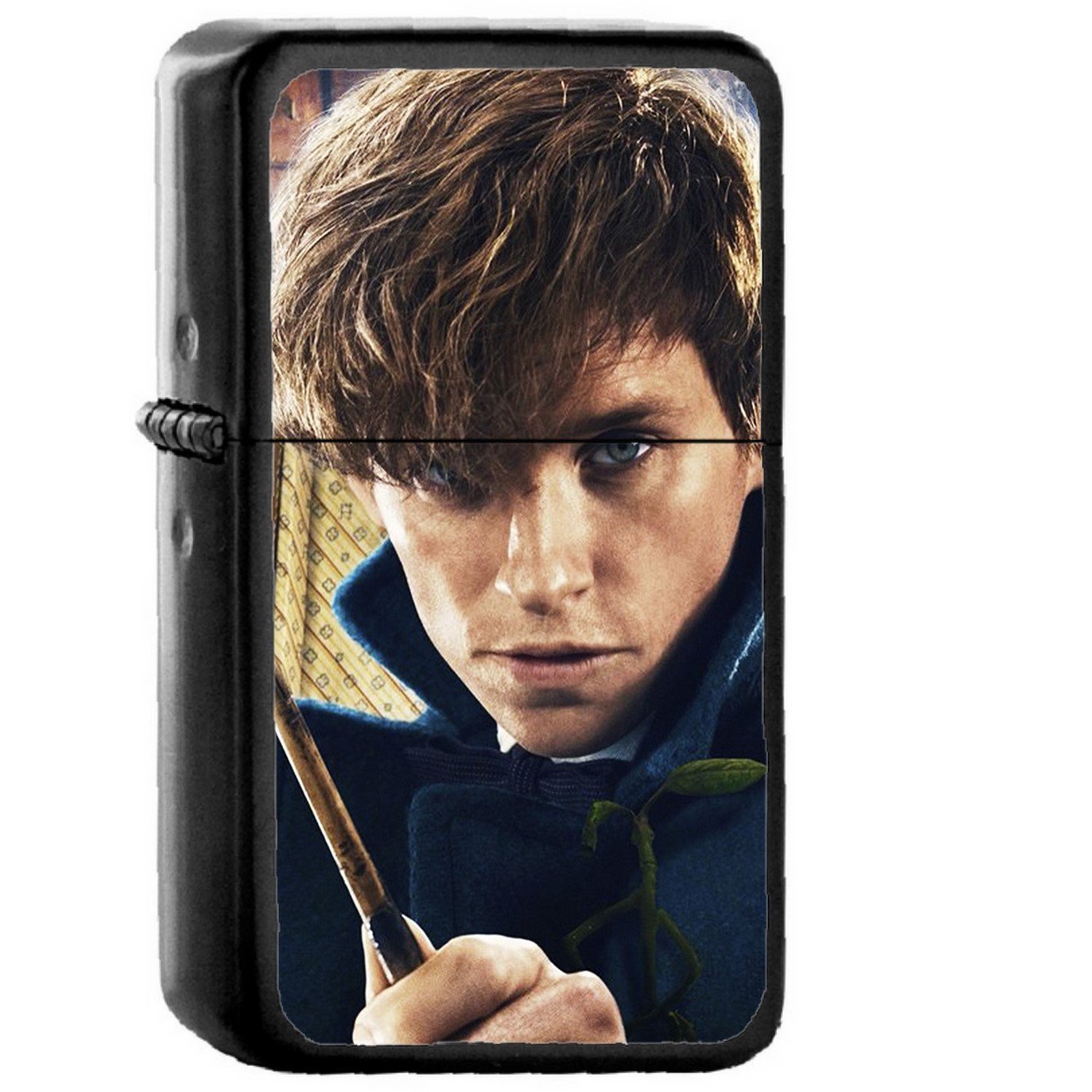 Fantastic Beasts And Where To Find Them Film Illustration Art - Oil Windproof Black Lighters Briquet Encendedor
