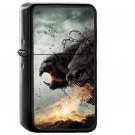 Fantasy Movie Art Illust Hero Paint - Oil Windproof Black Lighters Briquet Encendedor