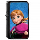 Frozen Disney Princess Anna Of Arendelle Illust - Oil Windproof Black Lighters Briquet Encendedor