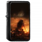 Godzilla Poster Film - Oil Windproof Black Lighters Briquet Encendedor