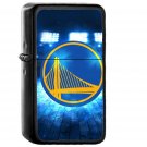 Golden State Warriors Logo Nba Sports Art Illustration - Oil Windproof Black Lighters Briquet Encendedor