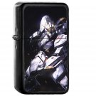 Anime Gundam Rx Illust Toy Space Art - Oil Windproof Black Lighters Briquet Encendedor