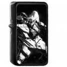 Anime Gundam Rx Illust Toy Space Art Dark - Oil Windproof Black Lighters Briquet Encendedor