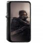 Halo Cc Hero Game Illust Art - Oil Windproof Black Lighters Briquet Encendedor