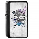 Harley Quinn Suicide Squad Logp Hero Art Illustration - Oil Windproof Black Lighters Briquet Encendedor