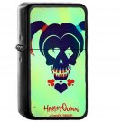 Harley Quinn Suicide Squad Art Illustration - Oil Windproof Black Lighters Briquet Encendedor