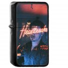Heartbreaker Neon City Illustration Art - Oil Windproof Black Lighters Briquet Encendedor