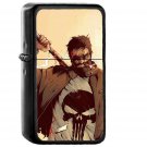 Hero Character Illustration Art - Oil Windproof Black Lighters Briquet Encendedor