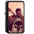 Hero Character Illustration Art Hot Tonton Revolver - Oil Windproof Black Lighters Briquet Encendedor