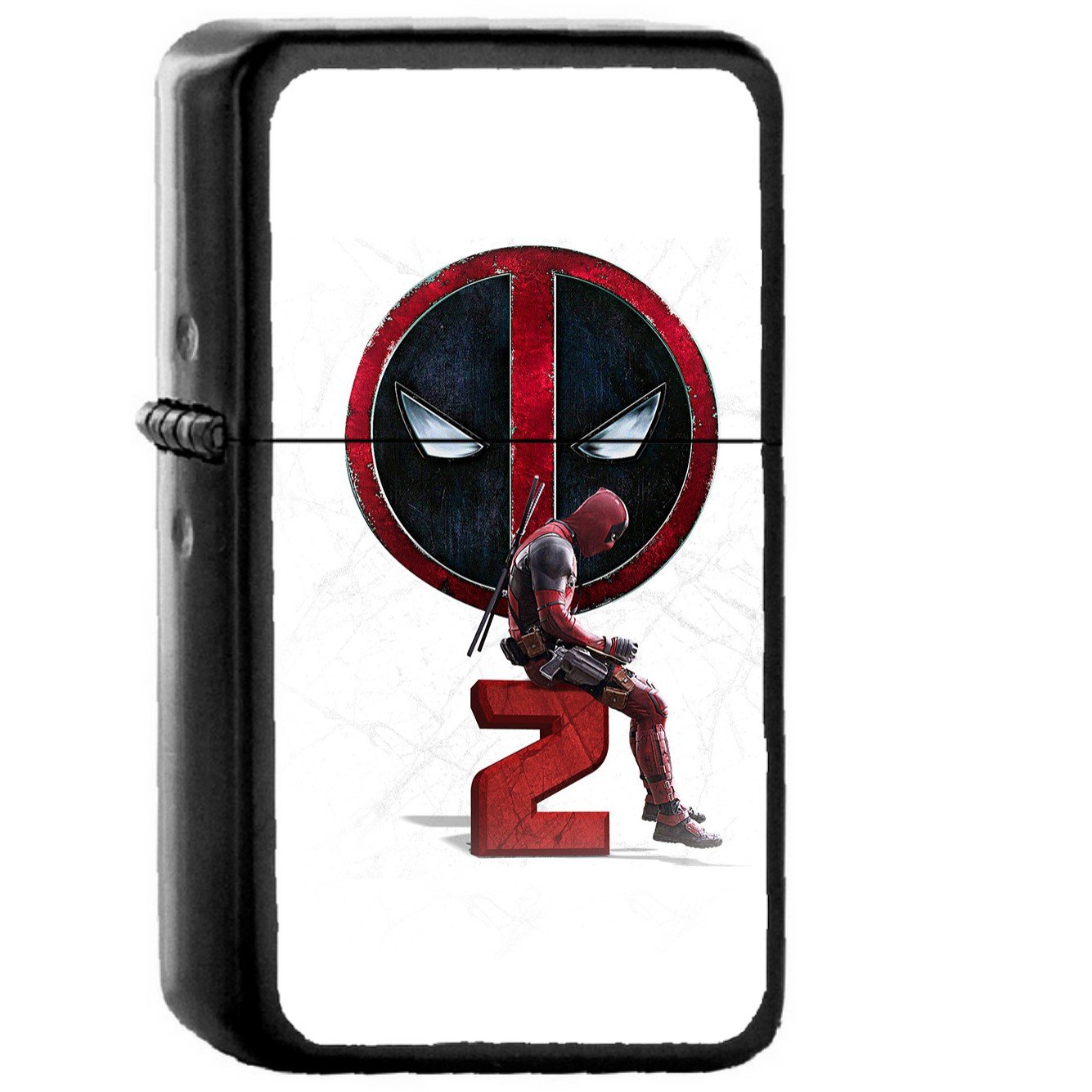Hero Deadpool 2 Marvel Art - Oil Windproof Black Lighters Briquet Encendedor