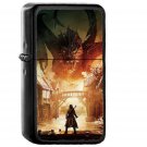 Hobbit The Battle Five Armies Art Poster - Oil Windproof Black Lighters Briquet Encendedor