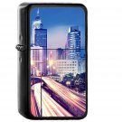 Hong kong At Night Draive City - Oil Windproof Black Lighters Briquet Encendedor