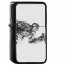 Hulk Illust Anger White Minimal Hero - Oil Windproof Black Lighters Briquet Encendedor