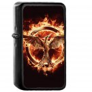 Hunger Games Mockingjay Logo Art - Oil Windproof Black Lighters Briquet Encendedor