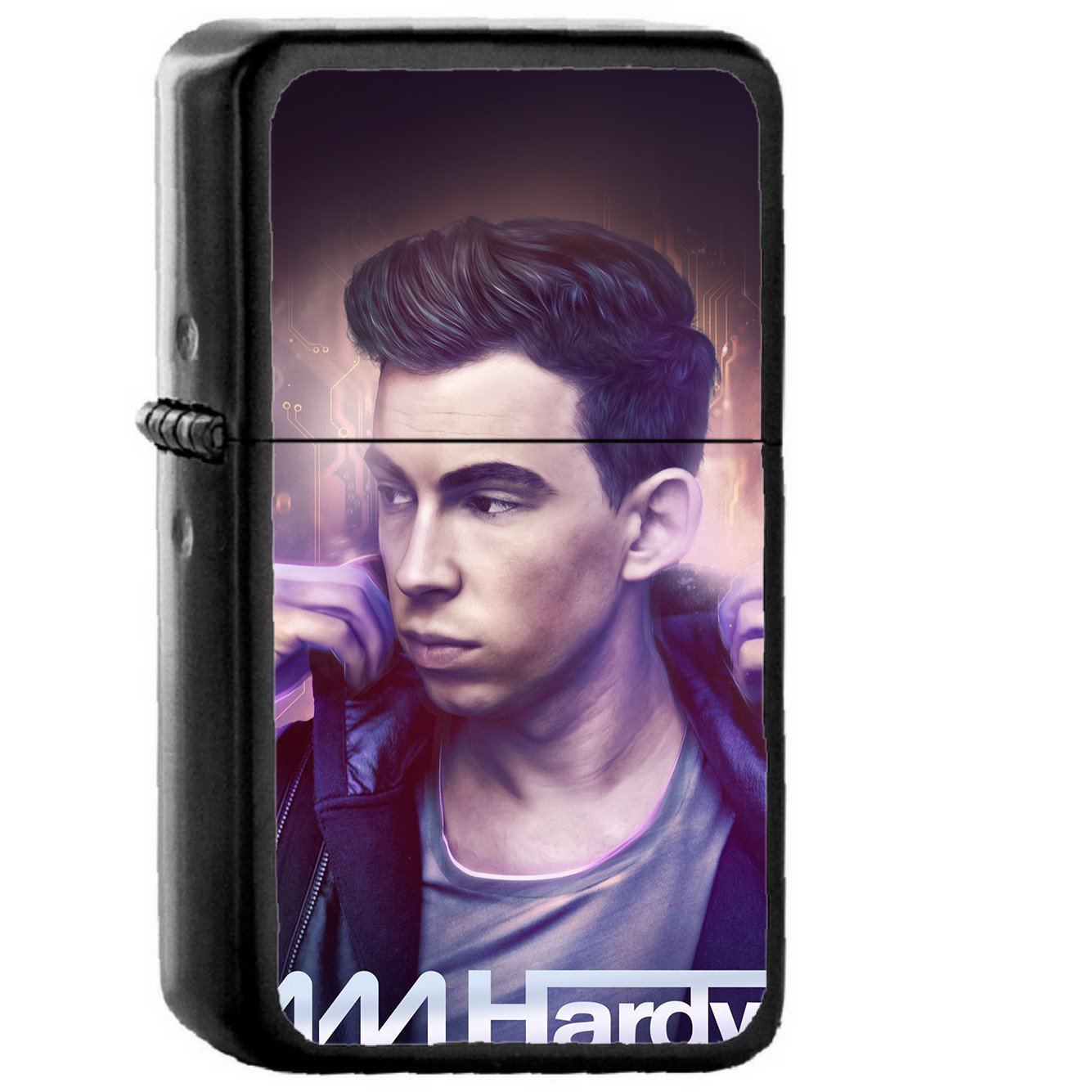 Iam Hardwell Electro House Dj Music - Oil Windproof Black Lighters Briquet Encendedor