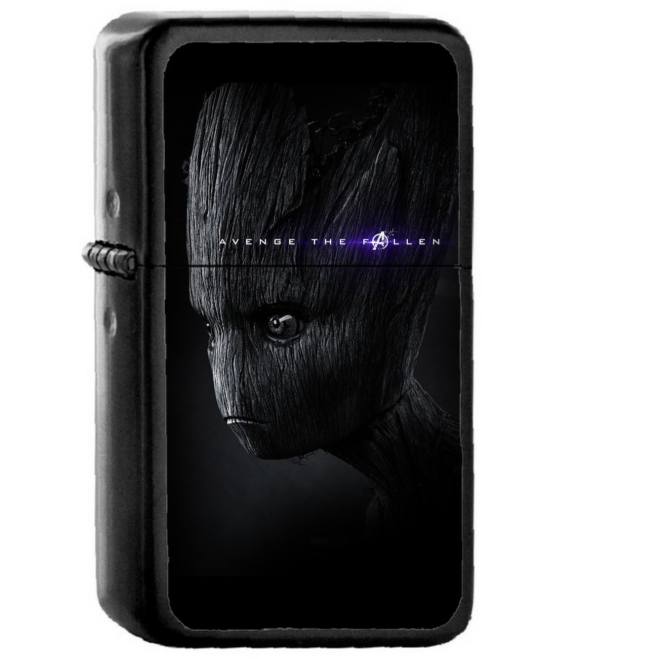 Iam groot Avengers Endgame Marvel Film Poster Art - Oil Windproof Black Lighters Briquet Encendedor
