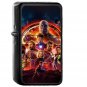 Infinity War Marvel Avengers Hero Art Illustration - Oil Windproof Black Lighters