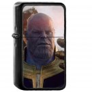 Infinity War Marvel Avengers Thanos Art Illustration Hero - Oil Windproof Black Lighters