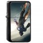 Ironman 3 Falling Hero Art Illust - Oil Windproof Black Lighters Briquet Encendedor