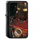 Ironman 3d Red Game Avengers Art Illustration Hero - Oil Windproof Black Lighters Briquet Encendedor