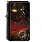 Ironman 3d Red Game Avengers Art Illustration Hero Vignette - Oil Windproof Black Lighters Briquet Encendedor