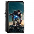 Ironman In Hero Poseture Art - Oil Windproof Black Lighters Briquet Encendedor
