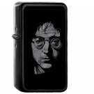 John Lennon Illust Art Music - Oil Windproof Black Lighters Briquet Encendedor