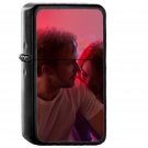 Lalaland Ryan Gosling Emma Stone Red Film Illustration Art - Oil Windproof Black Lighters Briquet Encendedor