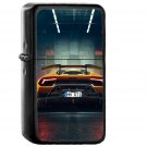 Lamborghini Car Drive Art - Oil Windproof Black Lighters Briquet Encendedor