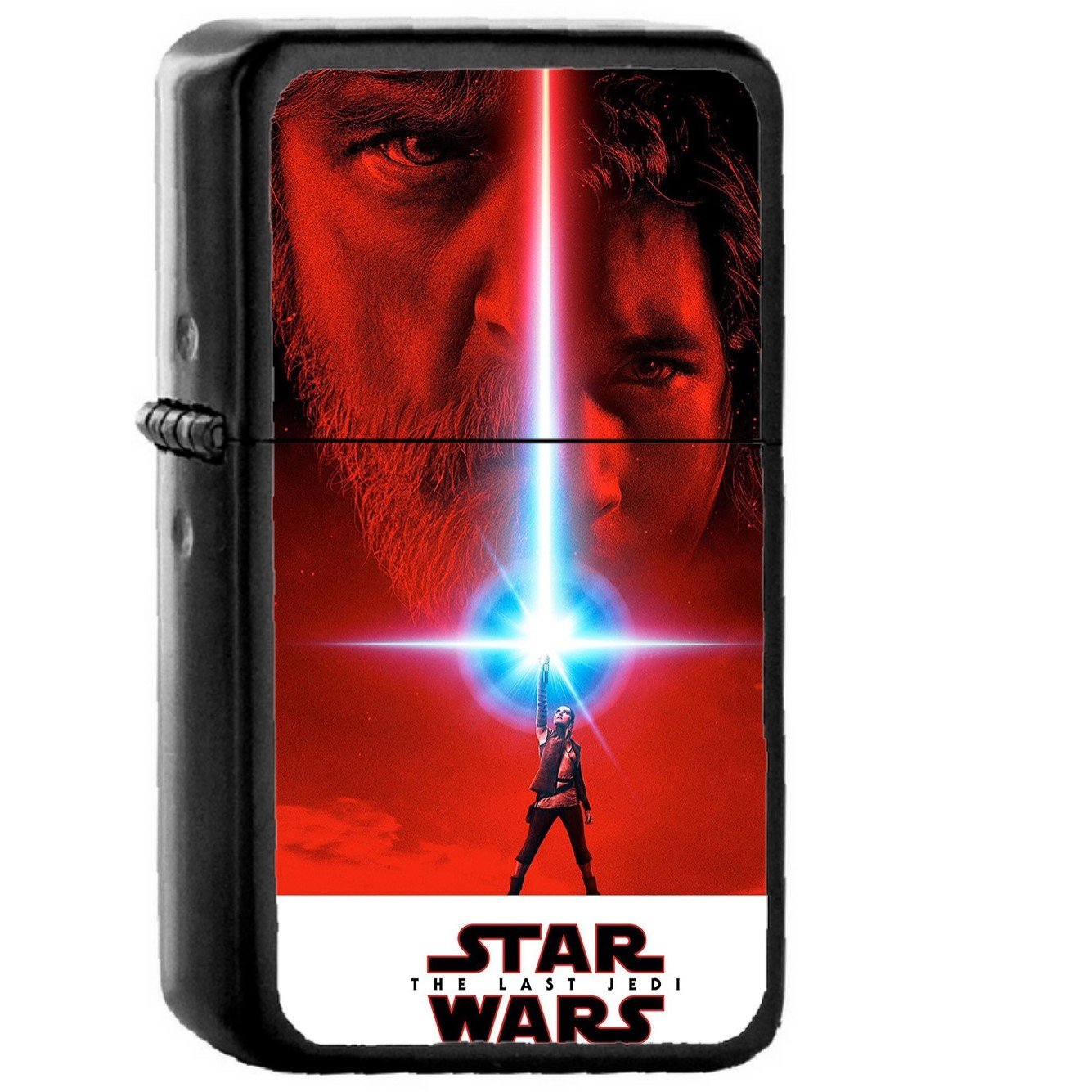 Last Jedi Star wars Poster Art Illustration - Oil Windproof Black Lighters Briquet Encendedor
