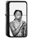 Lil Wayne Music Hiphop Singer Artist - Oil Windproof Black Lighters Briquet Encendedor