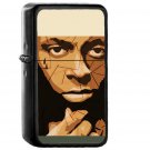 Lil Wayne Rapper Music Celebrity Art - Oil Windproof Black Lighters Briquet Encendedor