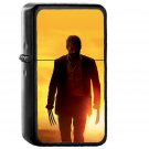 Logan Film Sunset Illustration Art - Oil Windproof Black Lighters Briquet Encendedor