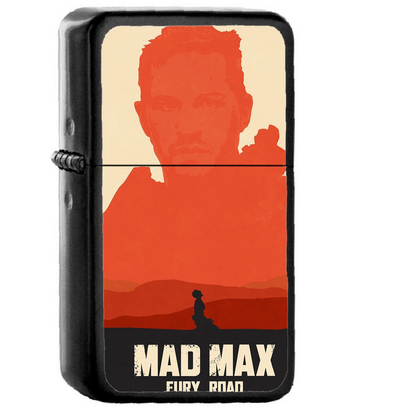 Mad Max Fury Road Poster Film Art Illustration - Oil Windproof Black Lighters Briquet Encendedor