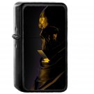 Mario Stabile Weird Dark Illustration Art Skull Gold - Oil Windproof Black Lighters Briquet Encendedor
