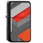Marshmallow Android Orange Triangle - Oil Windproof Black Lighters Briquet Encendedor